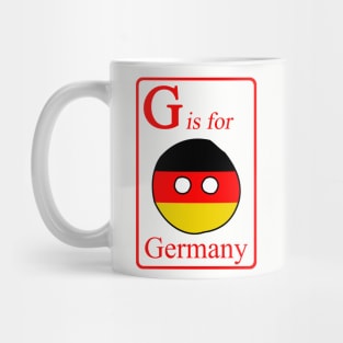 G is for Germanyball Mug